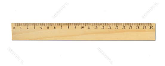 Wood ruler