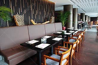 Interior of the restaurant