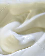 Milky cream surface