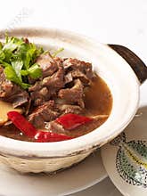 Stewed Beef In Claypot