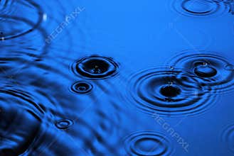 Rain Water Drops Background