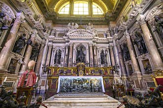 Naples Cathedral or Duomo di San Gennaro in Naples, Italy