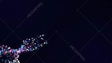 Symbolic Cancer Awareness Concept with Calm Aesthetic Motion
