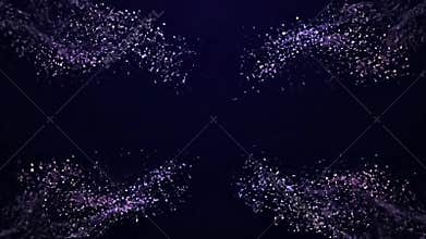 Symbolic Cancer Awareness Concept with Calm Aesthetic Motion