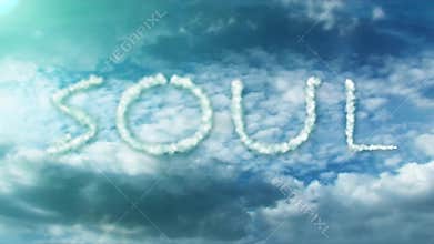 White clouds and word soul