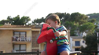 Baby Toddler in the Park Spring Bouncer 01