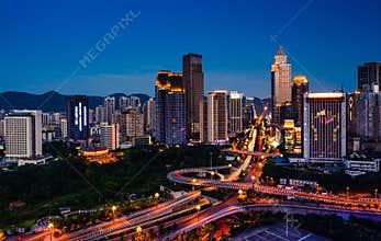 Night scenes of Chongqing