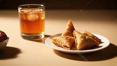 Minimalist ramadan takjil food video