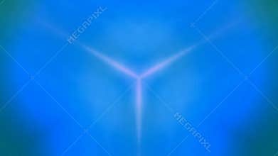 Abstract Blue Light Rays Forming a Starburst Design, Artistic Background