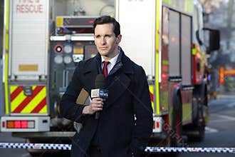 ABC News Reporter covering the tragic incident Rozelle