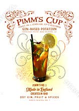NOLA Collection Pimm's Cup Cocktail Background