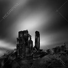 The Corfe Castle at Dorset