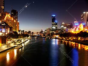 Night in melbourne