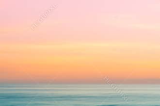 Abstract sunrise sky and ocean nature background