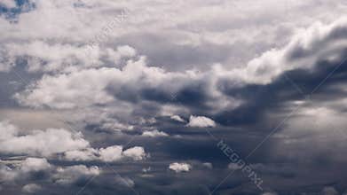 Clouds Rapidly Becoming Overcast And Obscuring Sky