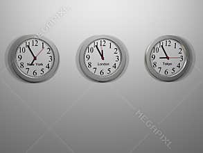 Three time zones