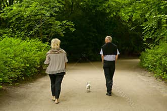 People walking