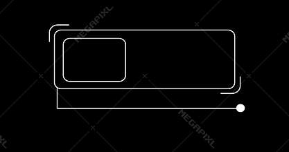 HUD Callout titles with copy space in 4K.