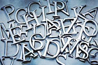 Abstract Letters Alphabet Background