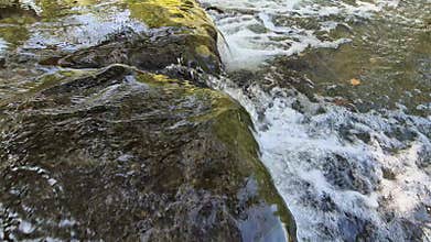 Rapids on the Tauber River in Germany
