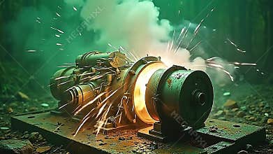 The subway author utter flashes and pop to burst toxic gasoline curl into the air, get along adenine Generative AI