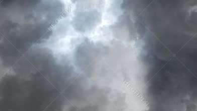 the sky was dark and thunderstorm ultra HD