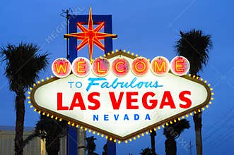 Las Vegas welcome sign