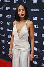 Kerry Washington at the film premiere of Wake Up Dead Man: A Knives Out Mystery at the Toronto International Film Festival