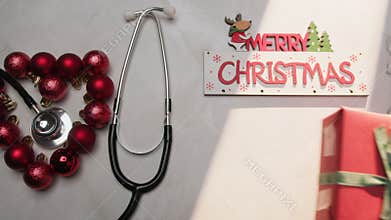 Cardiologist Doctor Wishes a Merry Christmas with a Small Gift