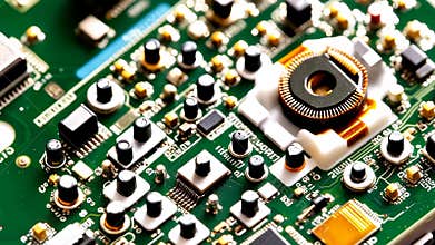 AI Board with chips and caps