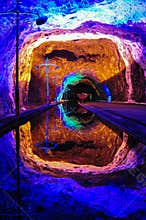 Perfect reflection in Nemocon Salt Mines, Colombia