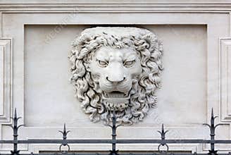 Lion Head High-Relief