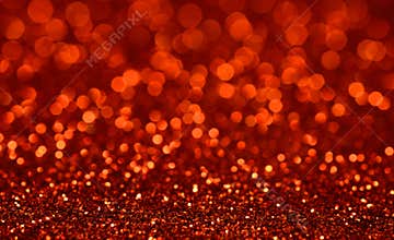 Red Bokeh Glitter Background