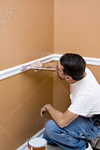 Painter Painting Interior Trim