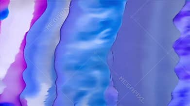 Abstract Fluid Art: Serene Blues and Violets
