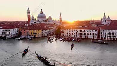 Aerial View of Venice, Italy\'s Canals-002