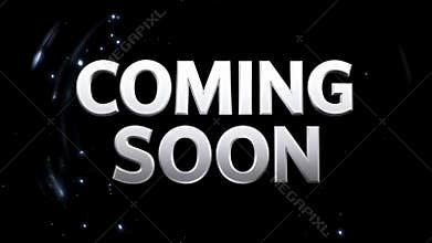 Coming Soon 3D Tech Style Text Animation for Video Openings, Product Launches and Digital Announcements