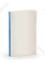 Book blue back - cipping path