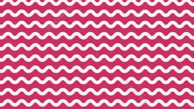 Bold Pink Waves Pattern with White Lines for Creative Projects