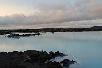 Blue Lagoon at dusk