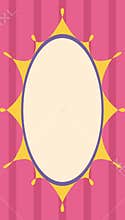 Frame with doodle borders for text in the style of hand drawn. Frame for text or banner for text. Vector illustration