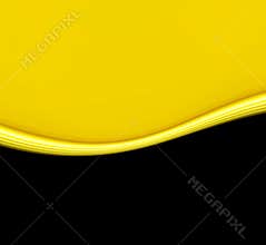 Yellow wave on black