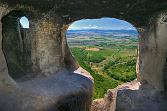 Rocky monastery on the plateau near Shumen, Bulgaria