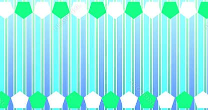 Duotone cute anime and manga style hexagon background 4K.