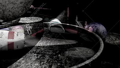 Vintage box filled with memories.