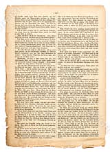 Grunge page of undefined antique book with german text