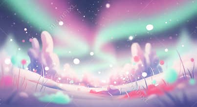 Ethereal Hands Reaching for the Aurora Borealis in a Dreamy Sky