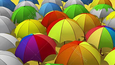 Colored rain