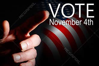 Election day campaign vote