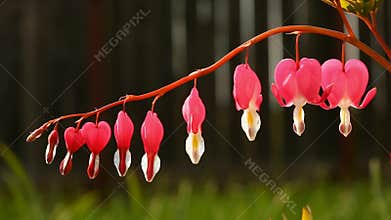 Bleeding heart flower
